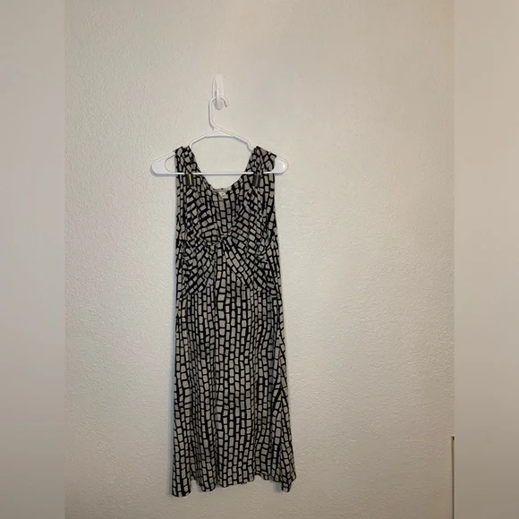 Kenneth Cole Women Sz 3X Sleeveless Black & Tan Geometric Print Career - Picture 7 of 8